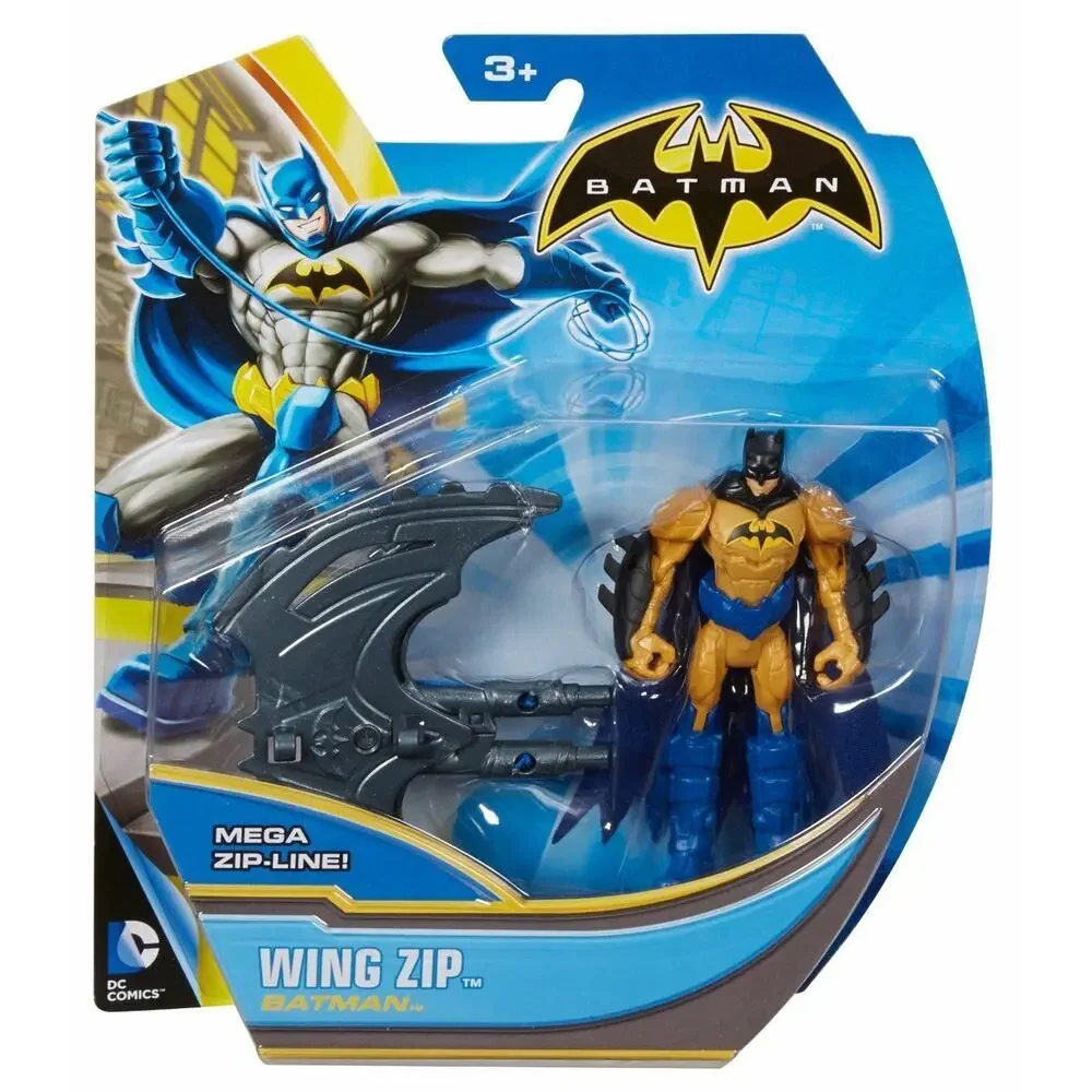 Batman Basic 4-Inch Wing Zip Batman Figure DC Comics